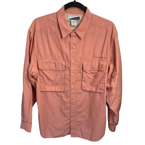 Exofficio Men’s Button Down Shirt Size Medium‎ Outdoors Hiking Fishing Mauve - Picture 1 of 5